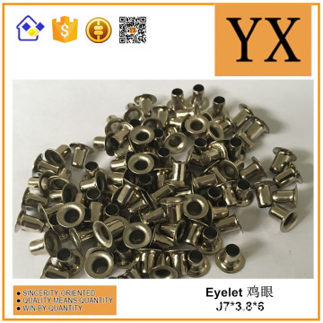 Bag accessories Metal shoe eyelets for shoes and garment